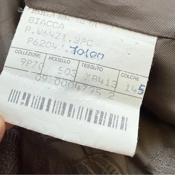 Burberry London Cropped Trench Jacket S Tan Cotton Italy Made Double Breasted - Picture 9 of 10